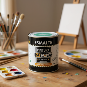 Pinturas Acrílicas MARRÓN TABACO 370ML, Pintura en Lata con una Rica Variedad de Colores - Product Image 2