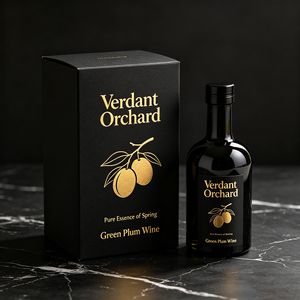 Caja de Envío Plegable de Cartón Blanco Ecológica, Reciclable, Personalizada OEM ODM, para Licor de Ciruela <span class=keywords><strong>Umeshu</strong></span> - Product Image 1