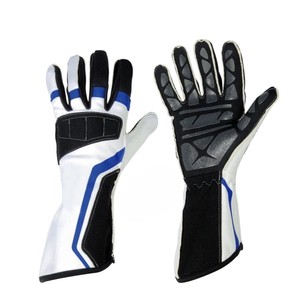 Kart Racing Gloves Full Finger Polyester Cotton Waterproof Lightweight Non <b>Slip</b> Grip <b>Long</b> Cuff Hook Loop Closure Unisex Winter - Product Image 1