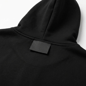 Sweat à capuche noir personnalisé renforcé pour la sécurité en moto en hiver avec doublure en polaire 100% coton de haute qualité en provenance du Pakistan - Product Image 6