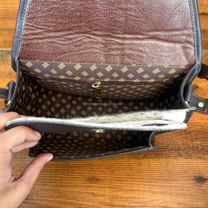 Cowhide Leather Handbags for Women Custom Genuine Leather Crossbody Purse Luxury Designer Sling <b>Bag</b> Western Leather <b>Bags</b> - Product Image 6