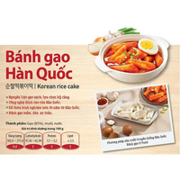 Korean Rice Cake 350g Thick Chewy Tokpokki Rice Cake Authentic Korean Style Instant Asian Street Food Ready to Cook O’Food