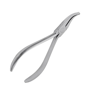 Pinzas Profesionales para Extraer Coronas Dentales, Herramienta Manual de Acero Curvado, Instrumento de Odontología con Certificación CE - Product Image 1