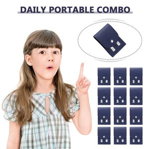Exclusive Pocket Nail Grooming <b>Manicure</b> <b>Kits</b> with Dual Clippers Nail File Ear Pick Compact PU Leather Case for Everyday Care - Product Image 3