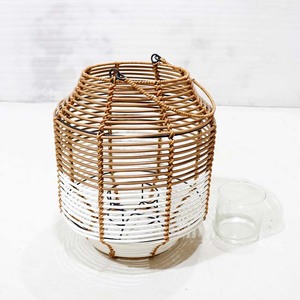 โคมไฟหวายลวดเหล็กสองโทนสำหรับงานแต่งงานในบ้านที่ทันสมัย - Product Image 2
