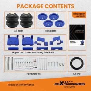 2019-2024 for Dodge for Ram 3500 RWD 4WD Rear 7500 Air Suspension Helper Spring Kit Truck Suspensions - Product Image 3