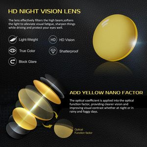 Lunettes de soleil polarisées pour hommes, lunettes de soleil de conduite, style rétro des années 80, design carré - Product Image 6