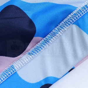 Spandex/Polyester Sublimation Transfer Print Eco-Friendly Four-Way Stretch Simple Racer-Back <b>Bra</b> Women High Support Front - Product Image 6