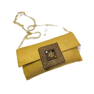 Femmes Soirée Fait à la Main Chaîne Embrayage Portable Luxe Tassel Sacs à Main Pierre cloutée Fête Ethnique Portefeuille Vente Chaude - Product Image 3