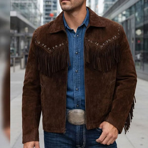 Classic Look Trendy Outfit <b>Suede</b> Leather <b>Jacket</b> for Men's Cheap Price High Street Pakistan Factory Made <b>Suede</b> <b>Jacket</b> - Product Image 1
