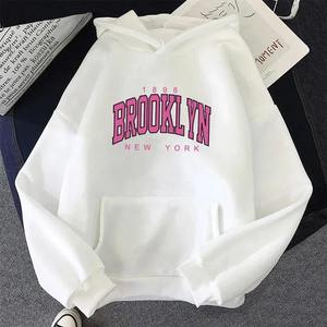 Sweat à capuche unisexe personnalisé avec logo brodé pour homme, coupe régulière, en polyester/coton, molleton épais pour l'hiver, décontracté, numérique - Product Image 6
