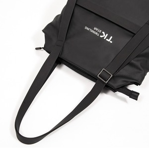 Sac fourre-tout en cuir décontracté, grande capacité, sac à bandoulière, sac à main noir, sac quotidien - Product Image 6