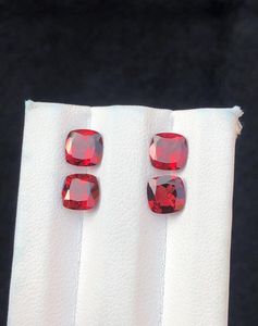 Pierre précieuse grenat rouge naturel 4,20 carats, véritable pierre rouge profonde, haute qualité, pour la fabrication de bijoux, vente en gros - Product Image 4
