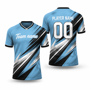 Maillots de football OEM, maillots de foot personnalisés avec logo, polyester respirant, maillots de sport pour hommes - Product Image 4