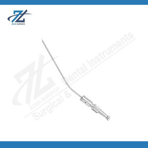Tube d'aspiration Frazier en acier inoxydable, instrument chirurgical d'aspiration avec contrôle par le doigt pour la neurochirurgie et la chirurgie générale - Product Image 5