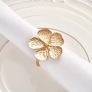 Durable <b>Metal</b> Napkin <b>Ring</b> <b>for</b> Restaurant Dining Table Service and Decor - Product Image 4