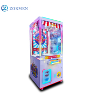 Zormen Cute Party Machine à griffes lumineuse RGB, style borne photo virale, à monnayeur, avec gabinets à prix personnalisables