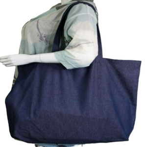 Bolsa de Compras Promocional Ecológica Reutilizable con Cierre de Cremallera, Bolsa Tote Extra Grande de Moda, 100% Algodón Orgánico con Logotipo Impreso Personalizado - Product Image 5
