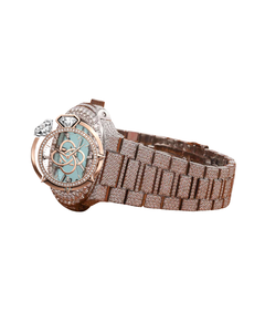 Reloj de Pulsera de Lujo con Diamantes Moissanite para Hombre, con Incrustaciones Completas de Piedras - Product Image 3