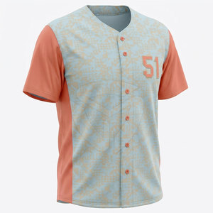 Maillot de baseball durable en tissu respirant, idéal pour les entraînements et les matchs quotidiens - Product Image 2