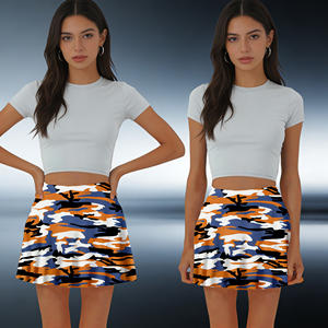 Gran oferta en la tienda Temu: falda corta con estampado de camuflaje para mujer, estilo casual de verano, minifalda estilo urbano. - Product Image 4