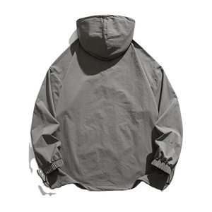 Sweat-shirts personnalisés en coton French Terry pour hommes et femmes, thermiques, surdimensionnés, épais, avec impression sérigraphique et fermeture éclair - Product Image 5