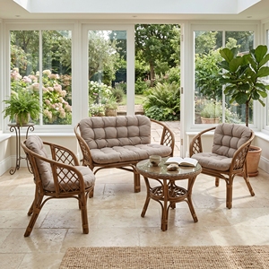 Saint Dennis Sets Mahogany Wood Cl Rattan Kimmy Fabric Luxury Sofa <b>Stool</b> Premium <b>Outdoor</b> Patio Resort Style Furniture Sectionals - Product Image 3