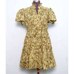 Vestidos Cortos Casuales y Sexys para Mujer, de Alta Calidad, Personalizables al por Mayor, con Estampado Floral, Manga Corta y Corte Ajustado - Product Image 2