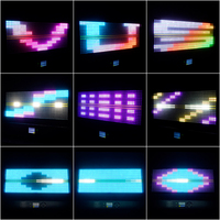 Projecteur stroboscopique RGB SHEHDS 200W 75CRI à commande sonore DMX 512 pour club et concert