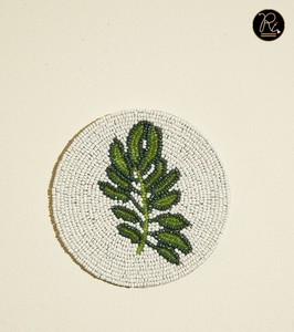 Square Shaped <b>Beaded</b> Multi Color <b>Coaster</b> for Table Home Bar Decoration Buy Direct From Supplier At Bulk Price - Product Image 3