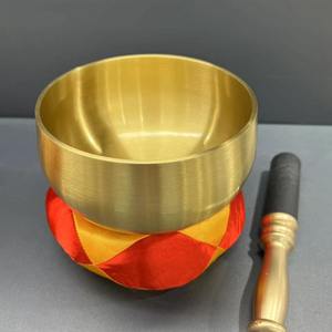 Bol chantant tibétain en laiton artisanal de luxe pour la méditation, la thérapie sonore, le yoga spirituel, vente en gros - Product Image 1