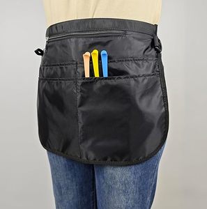 Delantal de Cintura Clásico de Poliéster Tejido Resistente, Ajustable, con Múltiples Bolsillos para Estilistas, Barberos y Cosmetólogos - Product Image 5