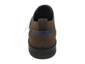 Chaussures habillées en daim marron pour hommes, à lacets, bout rond, semelle extérieure en caoutchouc amorti, pour le bureau et les occasions professionnelles, toutes saisons - Product Image 2
