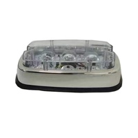 Feux d'avertissement de calandre de voiture à LED blanches pour ambulance et véhicules d'urgence