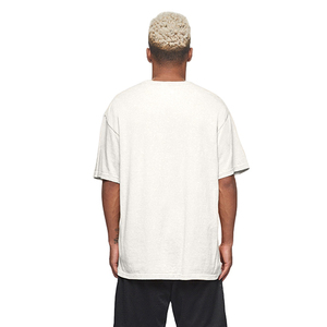 Camiseta de Hombre con Estampado Personalizado, 100% Algodón Lavado con Ácido, Estilo Urbano, Transpirable, de Secado Rápido, Cuello Redondo, Corte Regular - Product Image 3