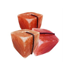 Bloc de sel rose de l'Himalaya à suspendre, sculpté, en forme de cube, pour bovins, chevaux, chiens - Product Image 4