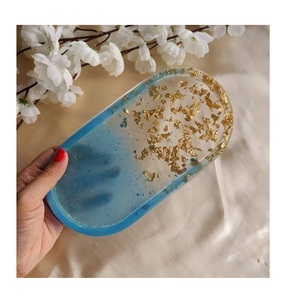 Premium Quality Resin Tray Cheaper Cost Fruits Food Storage Serving Tray At Best Price Melamine Design <b>Epoxy</b> Resin Serving Tray - Product Image 6