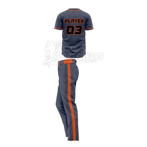 Uniforme de baseball personnalisé de qualité supérieure, quantité en gros, faible MOQ, pour vêtements de sport - Product Image 2