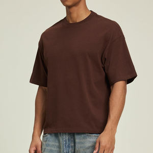 Camisetas de algodón para hombre, corte holgado, en stock, estilo vintage, con impresión gráfica personalizada, camisetas cortas para hombre en venta al por mayor. - Product Image 4