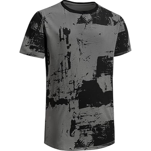 T-shirt graphique hip-hop pour homme, décontracté, élégant, tendance, imprimé, streetwear - Product Image 5