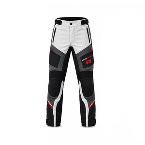 Gear for motorcycle riders seeking winter comfort with waterproof textile <b>trousers</b> warm inner lining reinforced knees and secure - Product Image 4