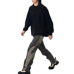 New Arrival Men's <b>Elastic</b> Anti-Wrinkle Mid Waist Sports Gym Running Joggers 100% Cotton Casual Style Wholesale Cargo Trousers - Product Image 2