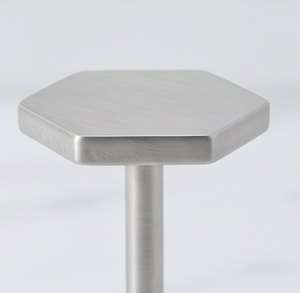 Repose-cuillère hexagonal en métal argenté, résistant au four et au lave-vaisselle, support pour ustensiles de cuisine pour usage domestique - Product Image 3