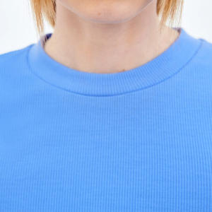 เสื้อครอปท็อปผู้หญิงแฟชั่นทันสมัย สไตล์สตรีทแวร์ OEM เสื้อยืดครอปผู้หญิงเก๋ไก๋ เสื้อยืดครอปผู้หญิงเทรนดี้ลำลอง - Product Image 6