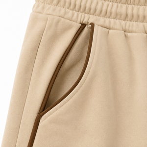 Pantalones cortos 3/4 de algodón para hombre, con logo personalizado, cintura elástica, largos, informales, para gimnasio, entrenamiento, fabricante mayorista - Product Image 4