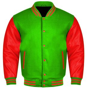 Collection de vestes bomber pour hommes, élégantes, respirantes, écologiques, style universitaire et lycéen, avec logo brodé - Product Image 6