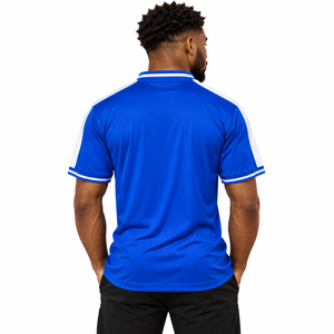 Camiseta de Fútbol Phi Beta Sigma Azul Rey y Blanco de Manga Corta con Letras Griegas para Hombre, Deportiva - Product Image 2