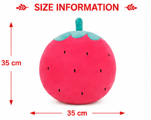Cojín de Peluche con Forma de Sandía, Almohada Suave, Decoración para Sofá/Cama, Regalo, Juguete para Abrazar para Niños, Venta al Por Mayor OEM - Product Image 2