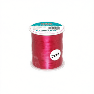 Cordoncino a coda di topo ILAN 1,5 mm x 50 m in poliestere rosa per la creazione di gioielli - Product Image 1