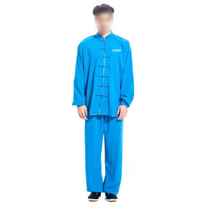 ชุดฝึกซ้อมน้ำหนักเบา สวมใส่สบาย ผลิตในปากีสถาน สินค้ามาใหม่ ทันสมัย คุณภาพสูงสุด ระบายอากาศได้ดี ผลิตจากโพลีเอสเตอร์ สำหรับกังฟูและศิลปะการต่อสู้ - Product Image 1